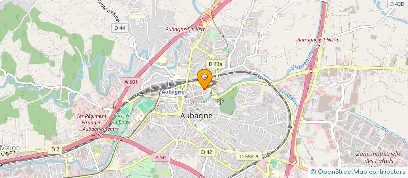 localisation de l'entreprise MADAME CELINE VERDIER à AUBAGNE