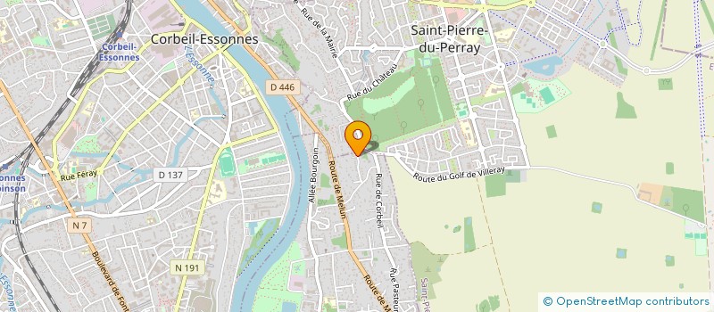 localisation de l'entreprise MADAME CELINE VERDIER à SAINTRY-SUR-SEINE