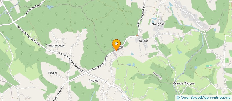 localisation de l'entreprise MADAME CELINE VERGNE  GINESTET