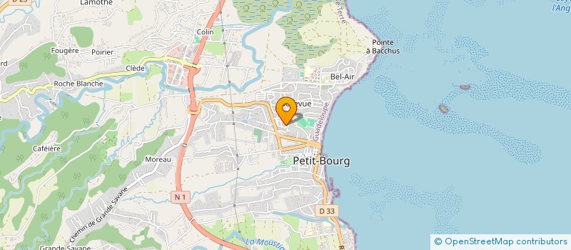 localisation de l'entreprise MADAME CELINE VERIN à PETIT-BOURG