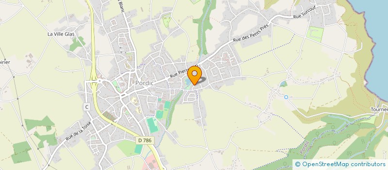 localisation de l'entreprise MADAME CELINE VERMANDEL à PORDIC