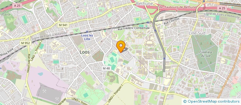 localisation de l'entreprise MADAME CELINE VERMEULEN  LOOS