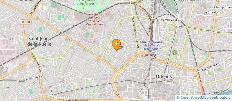 localisation de l'entreprise MADAME CELINE VERNOZY à ORLEANS