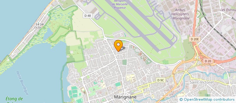 localisation de l'entreprise MADAME CELINE VEROLA  MARIGNANE