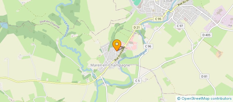 localisation de l'entreprise MADAME CELINE VERON à MAREIL EN CHAMPAGNE