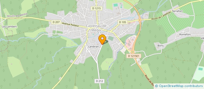 localisation de l'entreprise MADAME CELINE VERON  CASTELNAU-DE-MEDOC