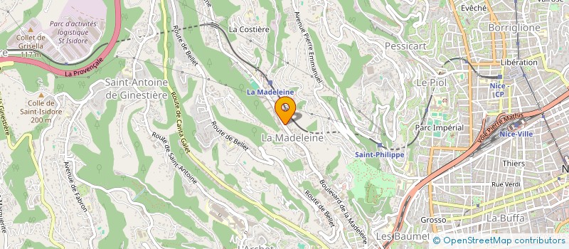 localisation de l'entreprise MADAME CELINE VERRECCHIA à NICE
