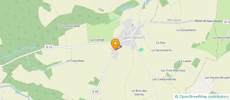 localisation de l'entreprise MADAME CELINE VERVERS  SAINT-SENOCH