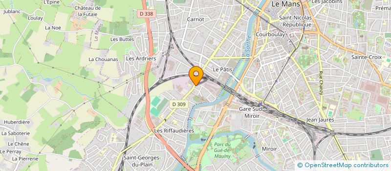 localisation de l'entreprise MADAME CELINE VIALE à LE MANS