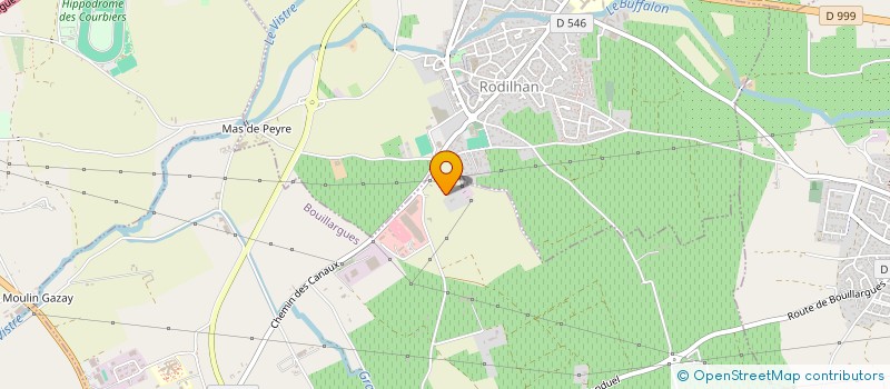 localisation de l'entreprise MADAME CELINE VIGNAUD  RODILHAN