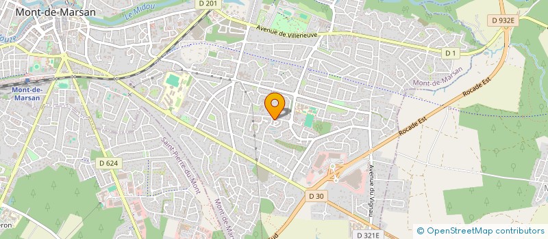 localisation de l'entreprise MADAME CELINE VIGNAUX  MONT-DE-MARSAN