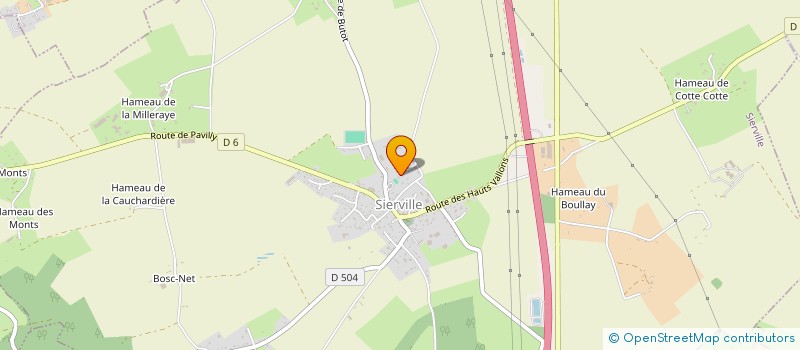 localisation de l'entreprise MADAME CELINE VIGNERON  SIERVILLE