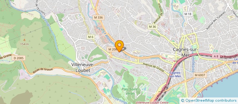 localisation de l'entreprise MADAME CELINE VIGOUROUX  CAGNES-SUR-MER