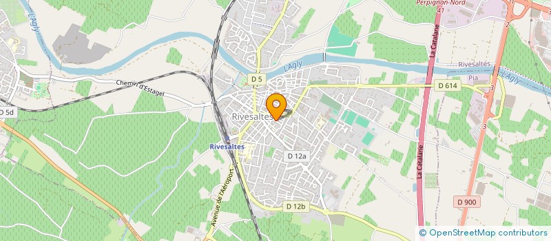 localisation de l'entreprise MADAME CELINE VILACEQUE  RIVESALTES