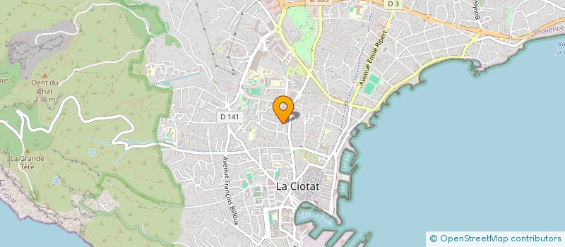 localisation de l'entreprise MADAME CELINE VINUESA à LA CIOTAT