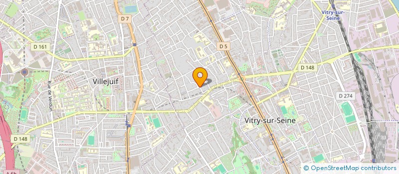 localisation de l'entreprise MADAME CELINE VITRE  VITRY-SUR-SEINE