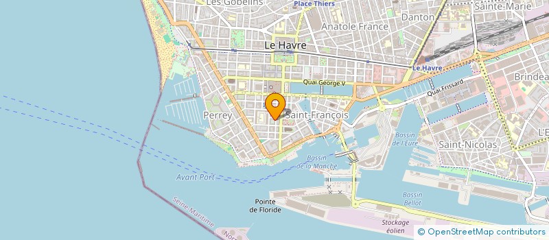 localisation de l'entreprise MADAME CELINE VITTRANT  LE HAVRE