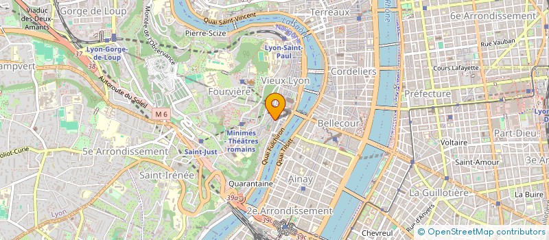 localisation de l'entreprise MADAME CELINE VON  LYON