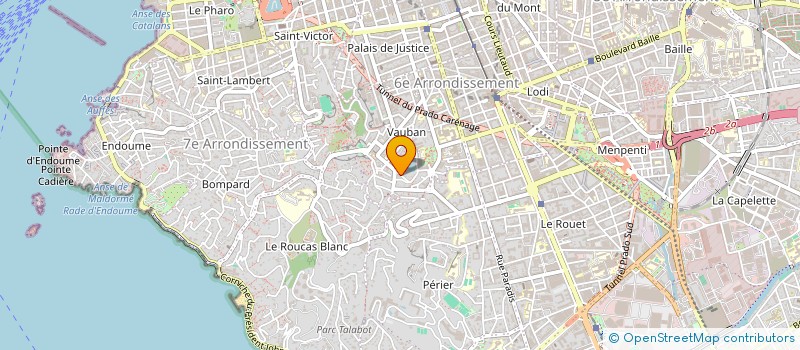 localisation de l'entreprise MADAME CELINE VONA à MARSEILLE