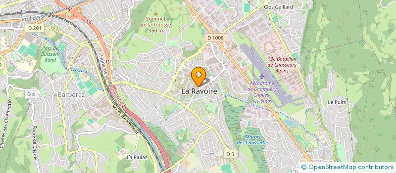 localisation de l'entreprise MADAME CELINE VRILLAC  LA RAVOIRE