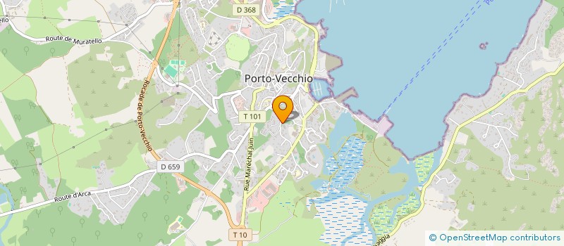 localisation de l'entreprise MADAME CELINE WALCH à PORTO-VECCHIO