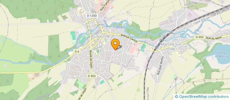 localisation de l'entreprise MADAME CELINE WALDNER à IS-SUR-TILLE