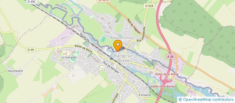 localisation de l'entreprise MADAME CELINE WALET  BLANGY-SUR-BRESLE