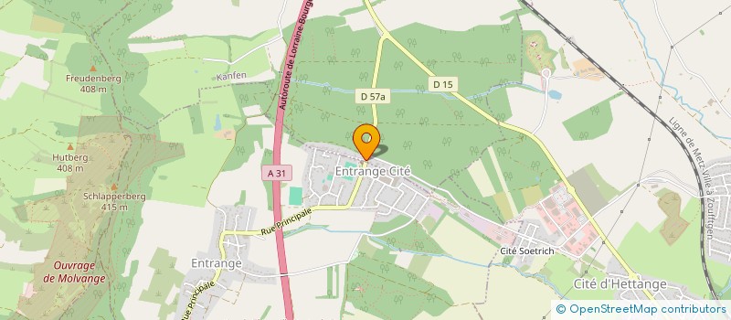 localisation de l'entreprise MADAME CELINE WEIS  HETTANGE-GRANDE