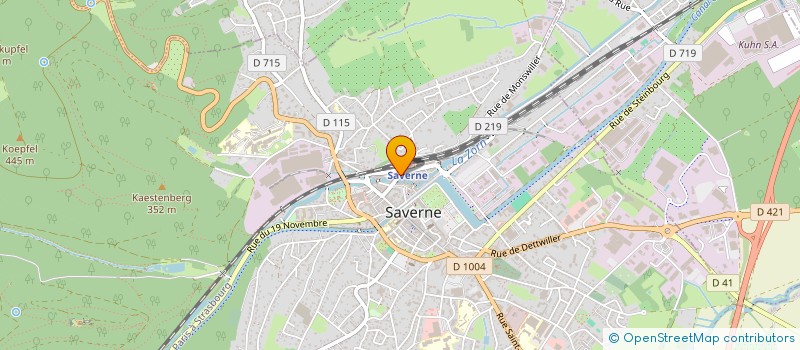 localisation de l'entreprise MADAME CELINE WIDEMANN à SAVERNE