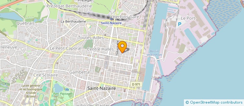 localisation de l'entreprise MADAME CELINE WIERTZ  SAINT-NAZAIRE