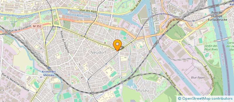 localisation de l'entreprise MADAME CELINE WOLFF à STRASBOURG