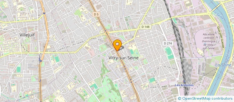 localisation de l'entreprise MADAME CELINE WONG  VITRY-SUR-SEINE