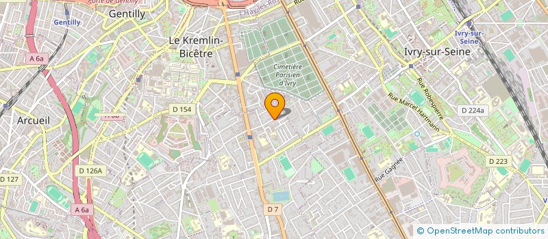 localisation de l'entreprise MADAME CELINE WU à VILLEJUIF