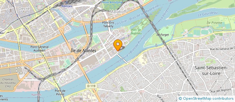 localisation de l'entreprise MADAME CELINE YOU à NANTES