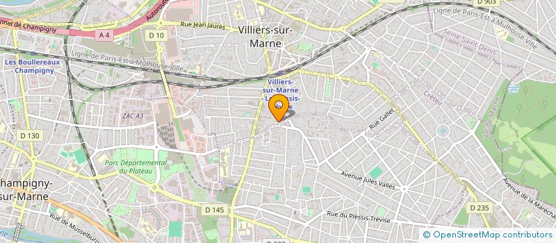 localisation de l'entreprise MADAME CELINE ZABI à VILLIERS-SUR-MARNE