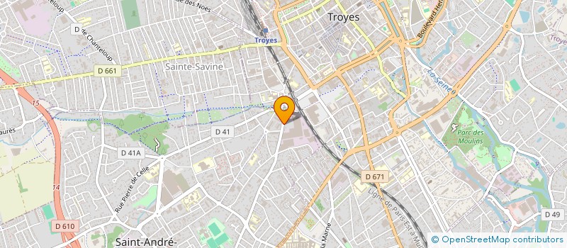 localisation de l'entreprise MADAME CELINE ZAMMIT  TROYES