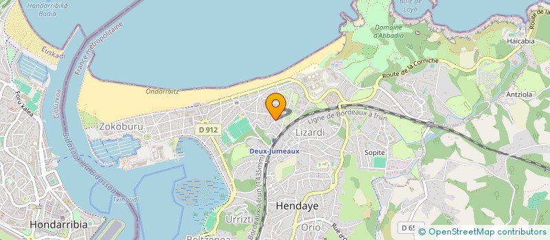 localisation de l'entreprise MADAME CELINE ZAMORA  HENDAYE