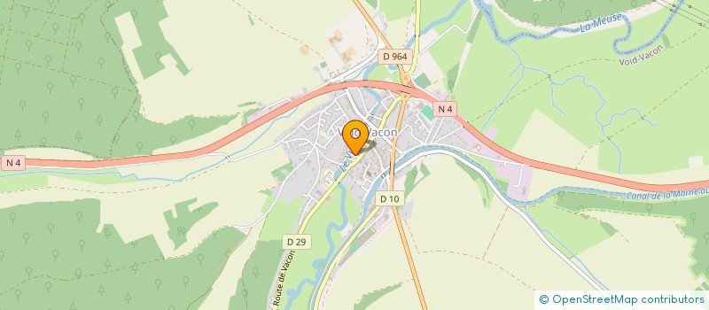 localisation de l'entreprise MADAME CELINE ZANON  VOID-VACON