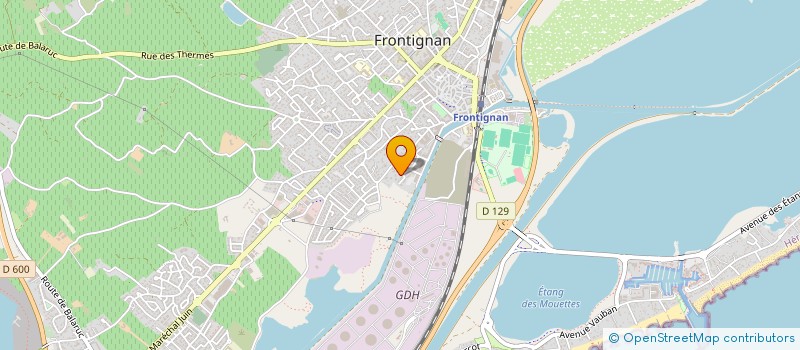 localisation de l'entreprise MADAME CELINE ZAVAN à FRONTIGNAN