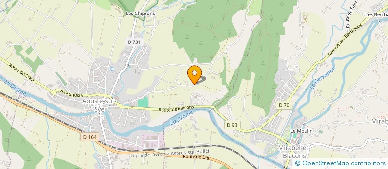 localisation de l'entreprise MADAME CELINE ZENAIDI  AOUSTE-SUR-SYE