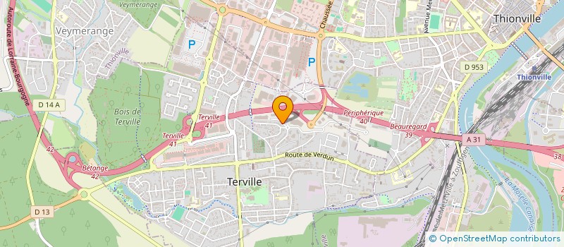 localisation de l'entreprise MADAME CELINE ZINGARELLI  TERVILLE