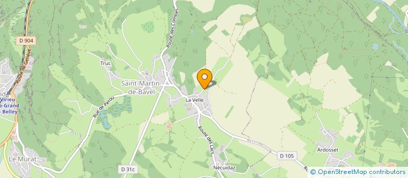 localisation de l'entreprise MADAME CELISE PENEY  SAINT-MARTIN-DE-BAVEL