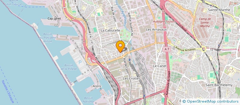 localisation de l'entreprise MADAME CELIYA ALI-LEMOUIS à MARSEILLE