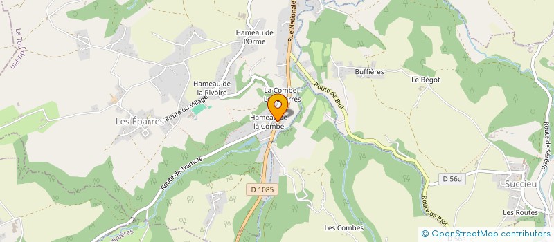 localisation de l'entreprise MADAME CELLIA BAZIZ  LES EPARRES