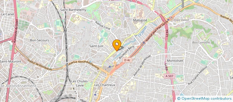 localisation de l'entreprise MADAME CELLIA HAMICHE  MARSEILLE