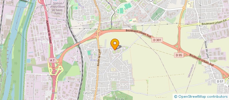 localisation de l'entreprise MADAME CELLIA ROMERO  FEYZIN