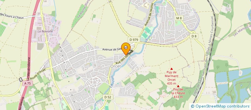 localisation de l'entreprise MADAME CELMA DE OLIVEIRA  ORCET