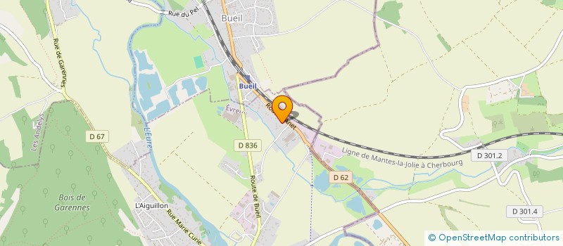 localisation de l'entreprise MADAME CELUDA FRANCHET  GARENNES-SUR-EURE