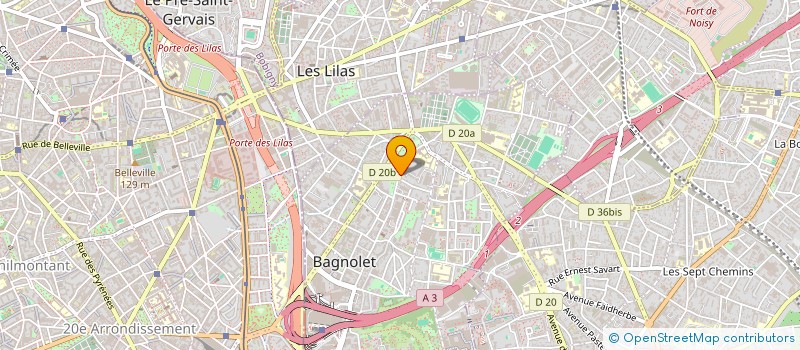 localisation de l'entreprise MADAME CELYA AFLALAYE à BAGNOLET