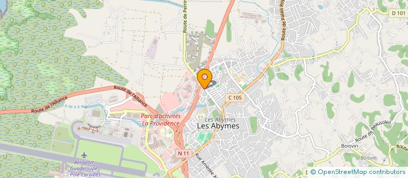 localisation de l'entreprise MADAME CELYA CALLAS à LES ABYMES